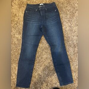 LOFT Outlet Dark Blue Skinny Jeans